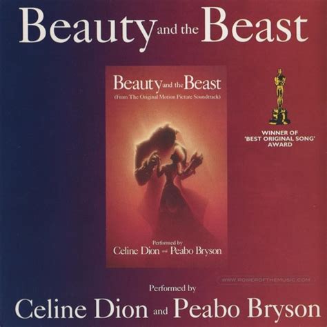 best beauty and the beast cover celine dion|beauty and the beast peabo bryson celine dion.